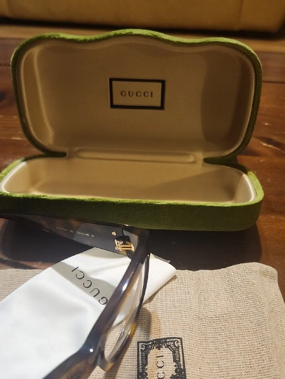 Gucci Women's Brown Tortoiseshell Havana Glasses